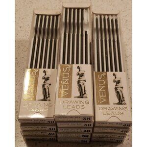 Venus Pencil Refills Lot 13 Packs 3H 4H Mechanical Leads Drafting Artist Drawing
